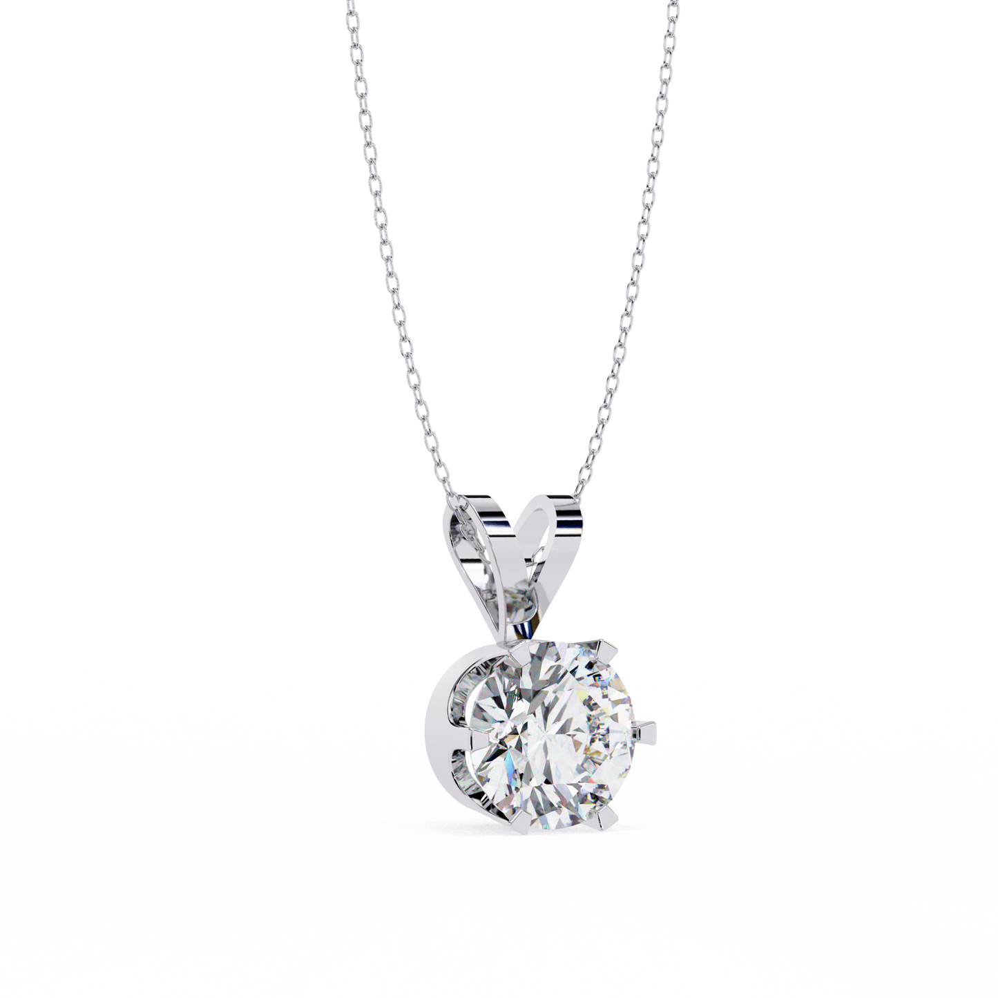 Vera Classic Solitaire Pendant