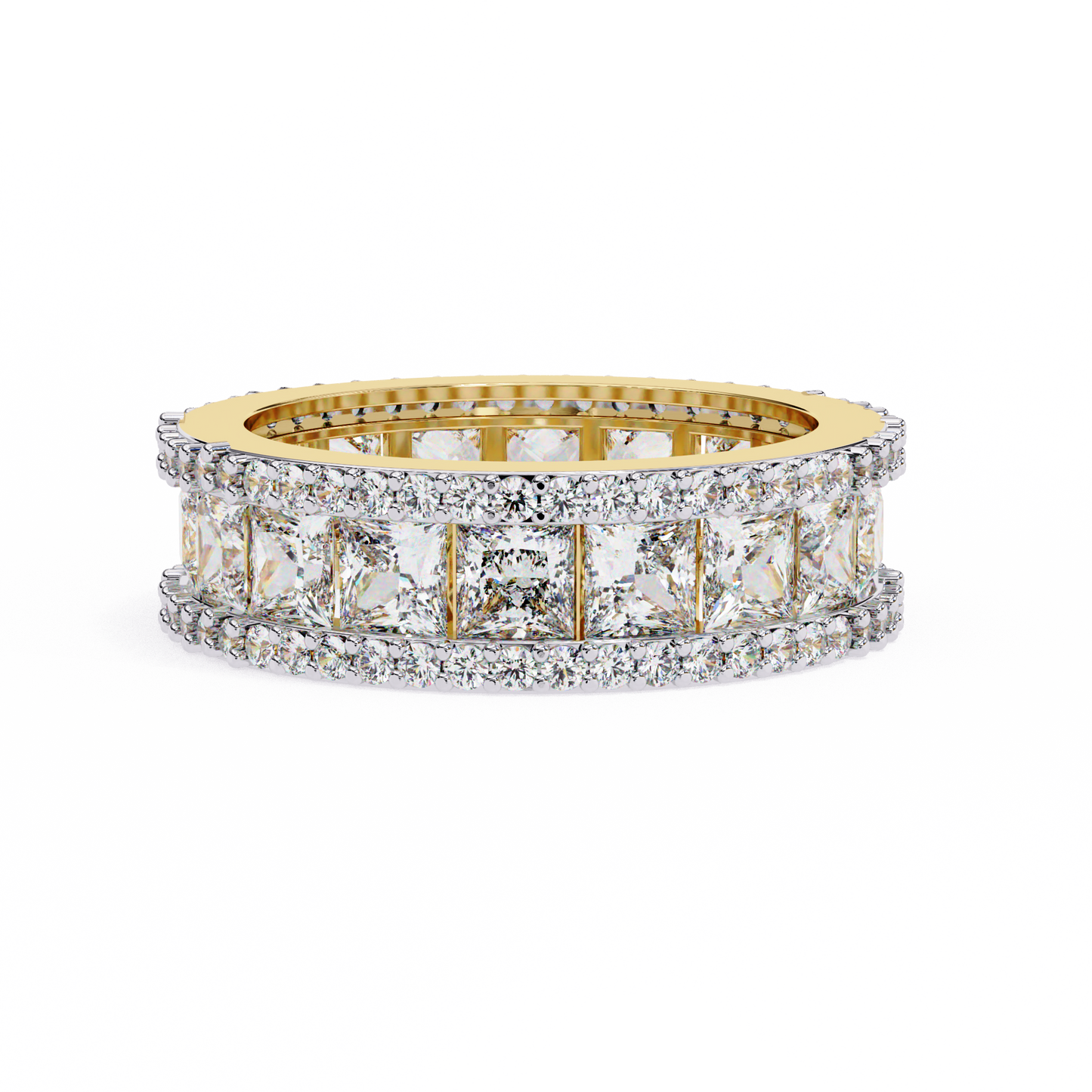 Princess Cut Diamond Eternity Band Ring