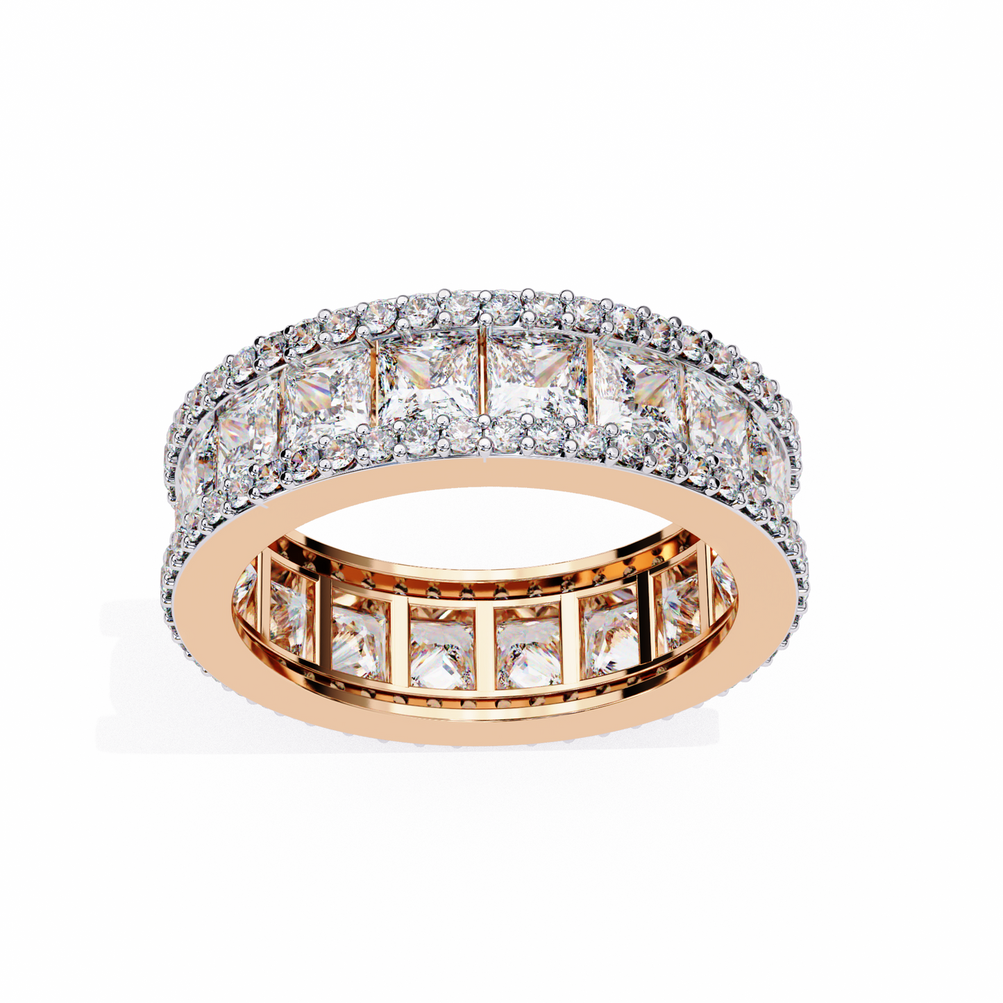 Princess Cut Diamond Eternity Band Ring