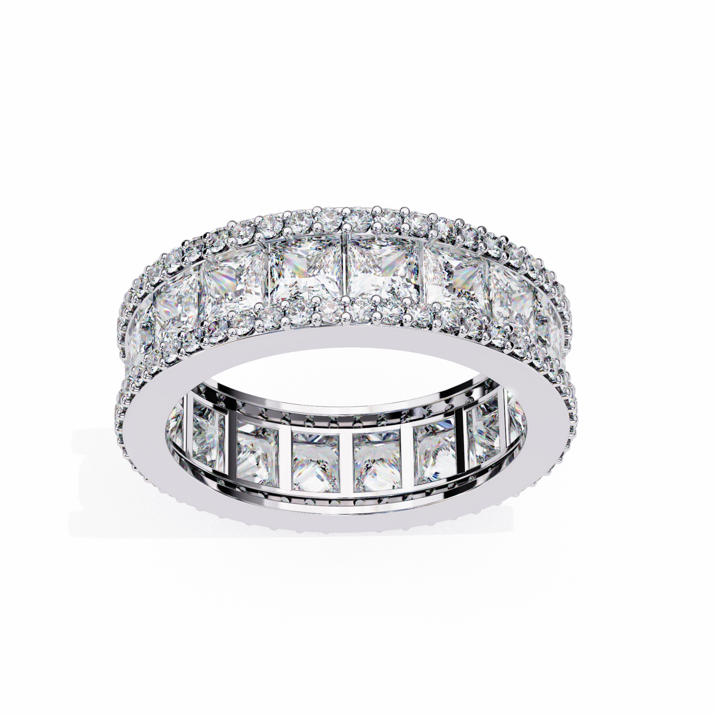 Princess Cut Diamond Eternity Band Ring