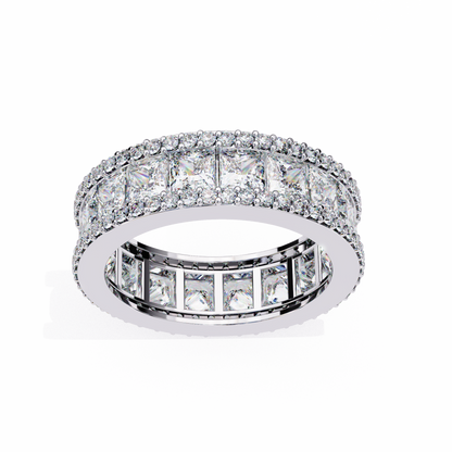Princess Cut Diamond Eternity Band Ring