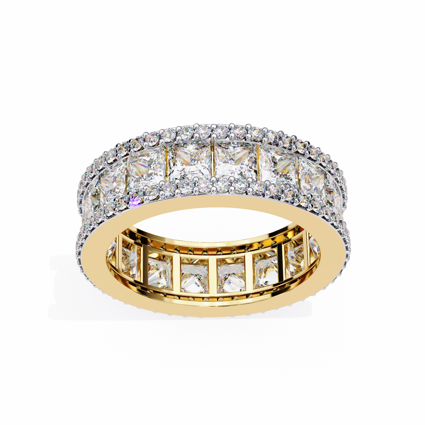 Princess Cut Diamond Eternity Band Ring