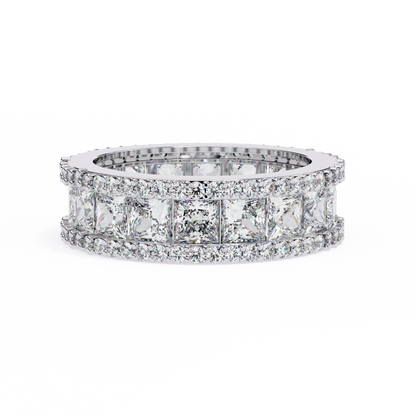 Princess Cut Diamond Eternity Band Ring