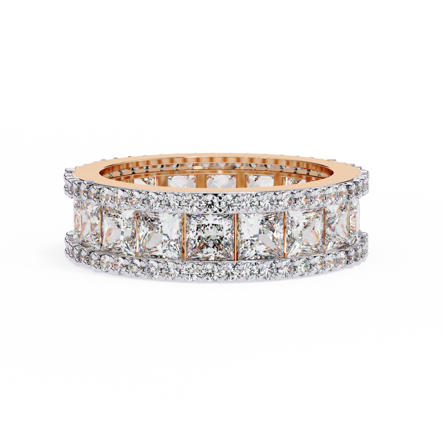 Princess Cut Diamond Eternity Band Ring