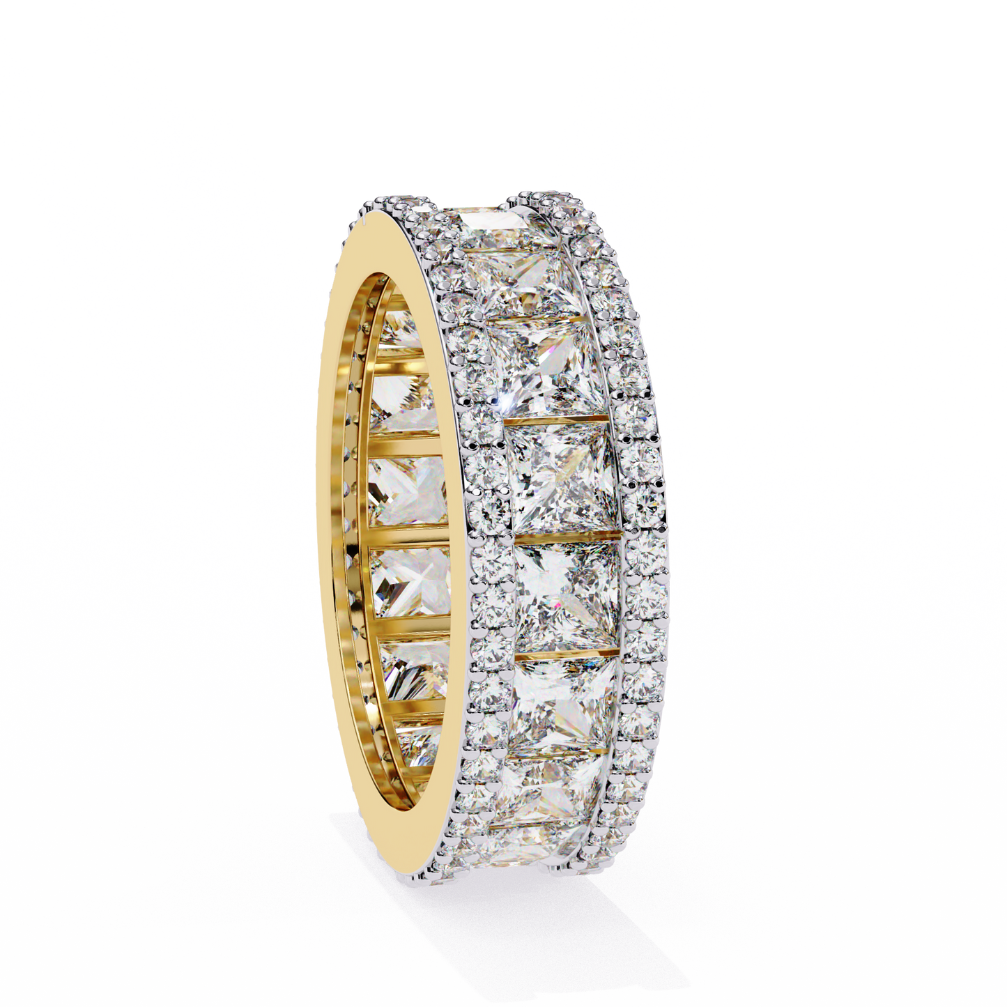 Princess Cut Diamond Eternity Band Ring