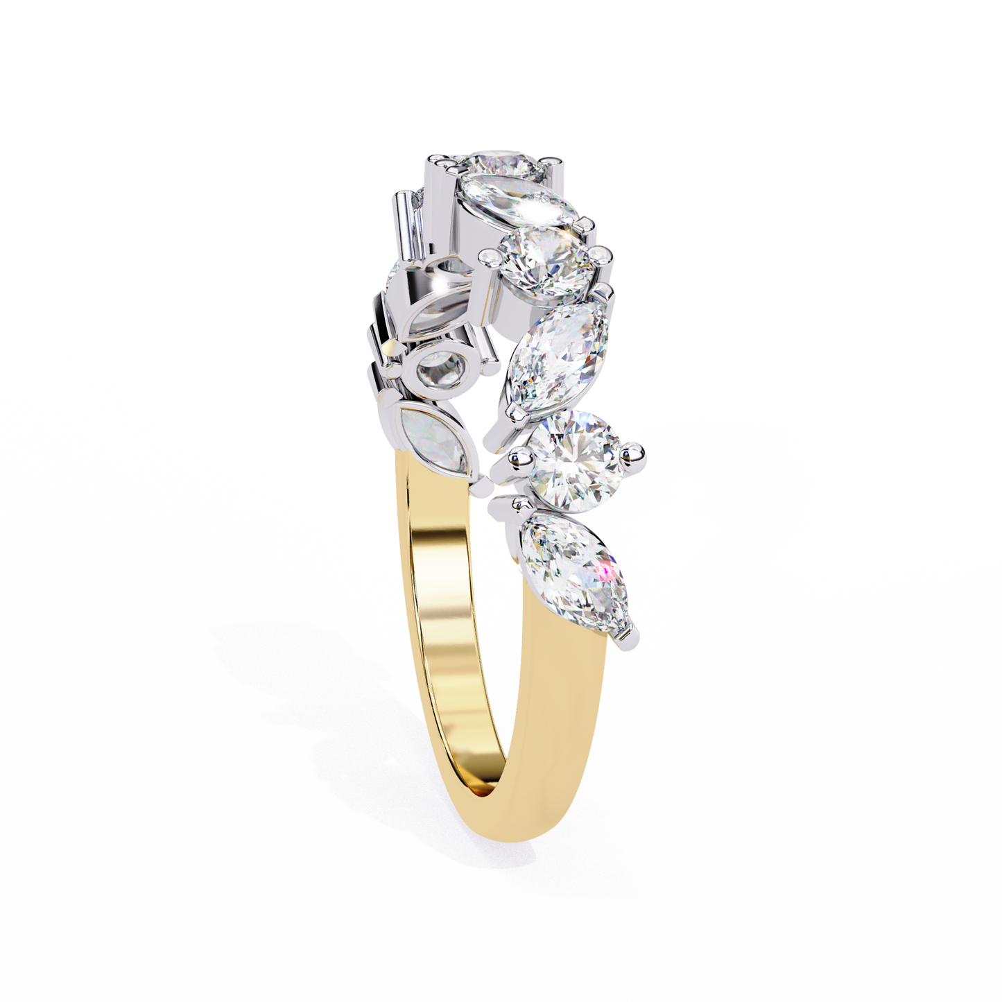 Celeste Arc Diamond Ring
