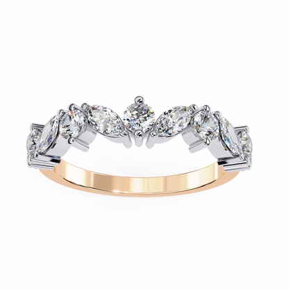Celeste Arc Diamond Ring