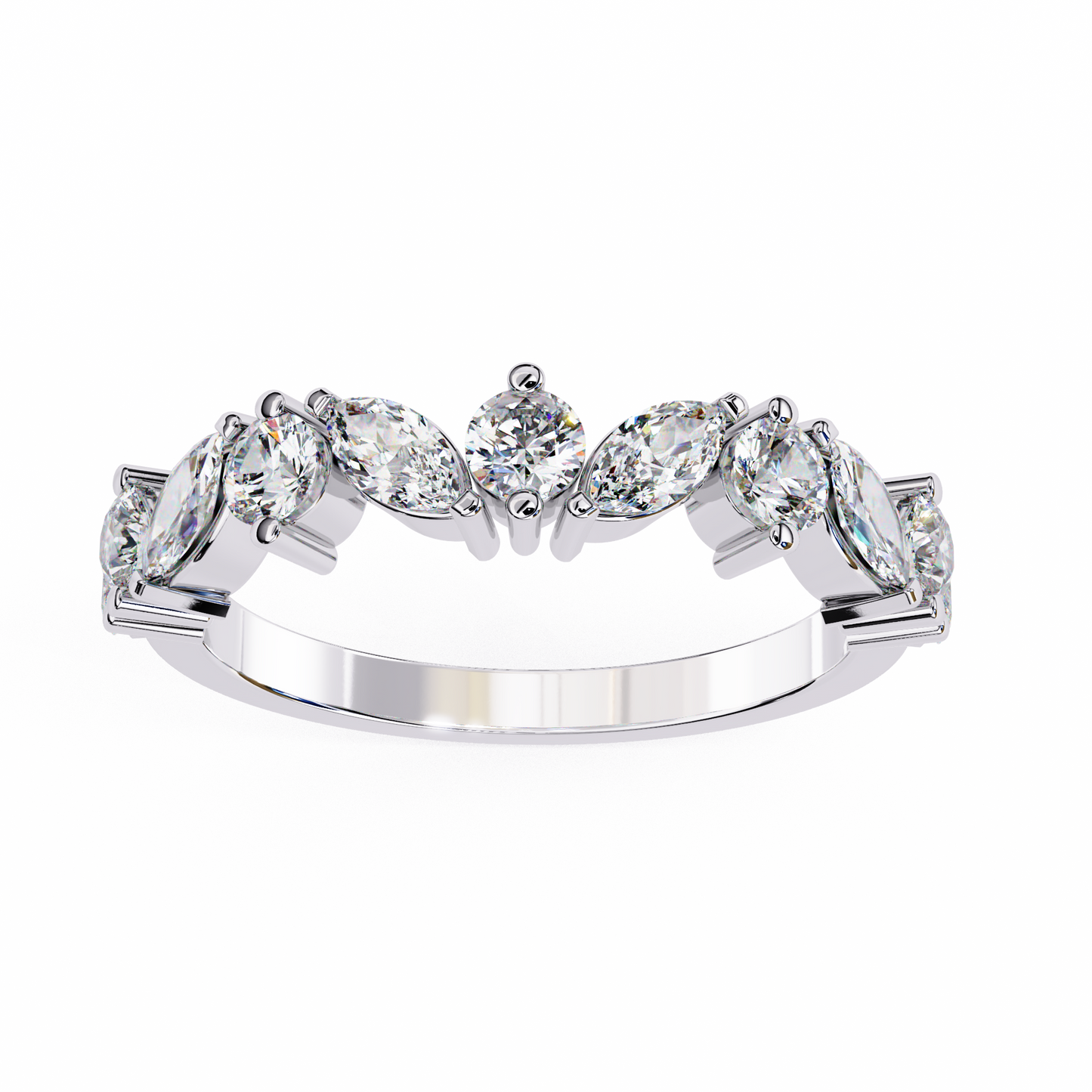 Celeste Arc Diamond Ring