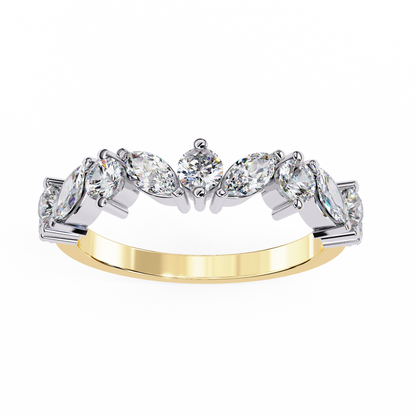 Celeste Arc Diamond Ring