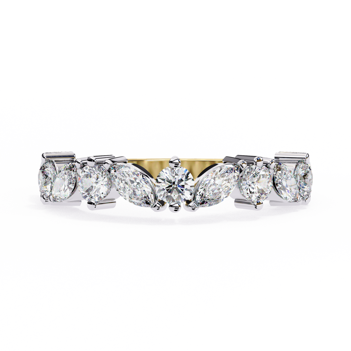 Celeste Arc Diamond Ring