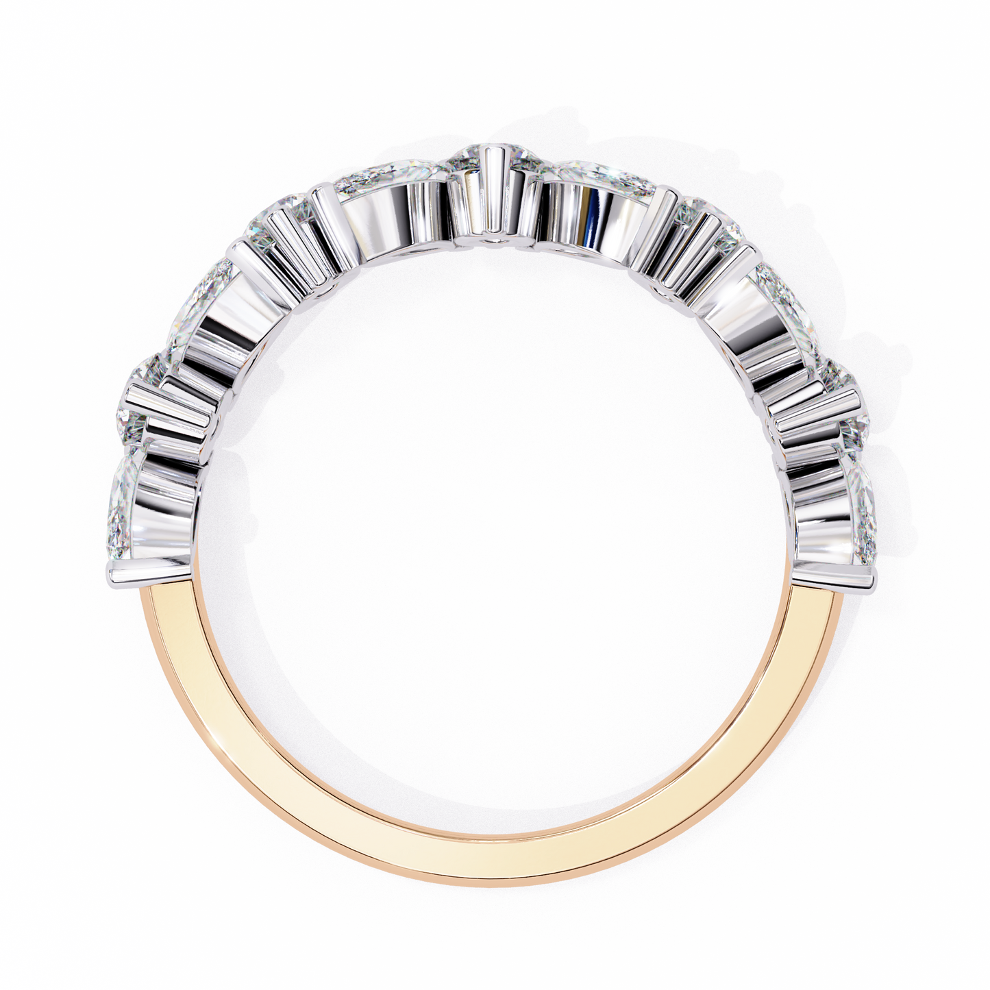 Celeste Arc Diamond Ring