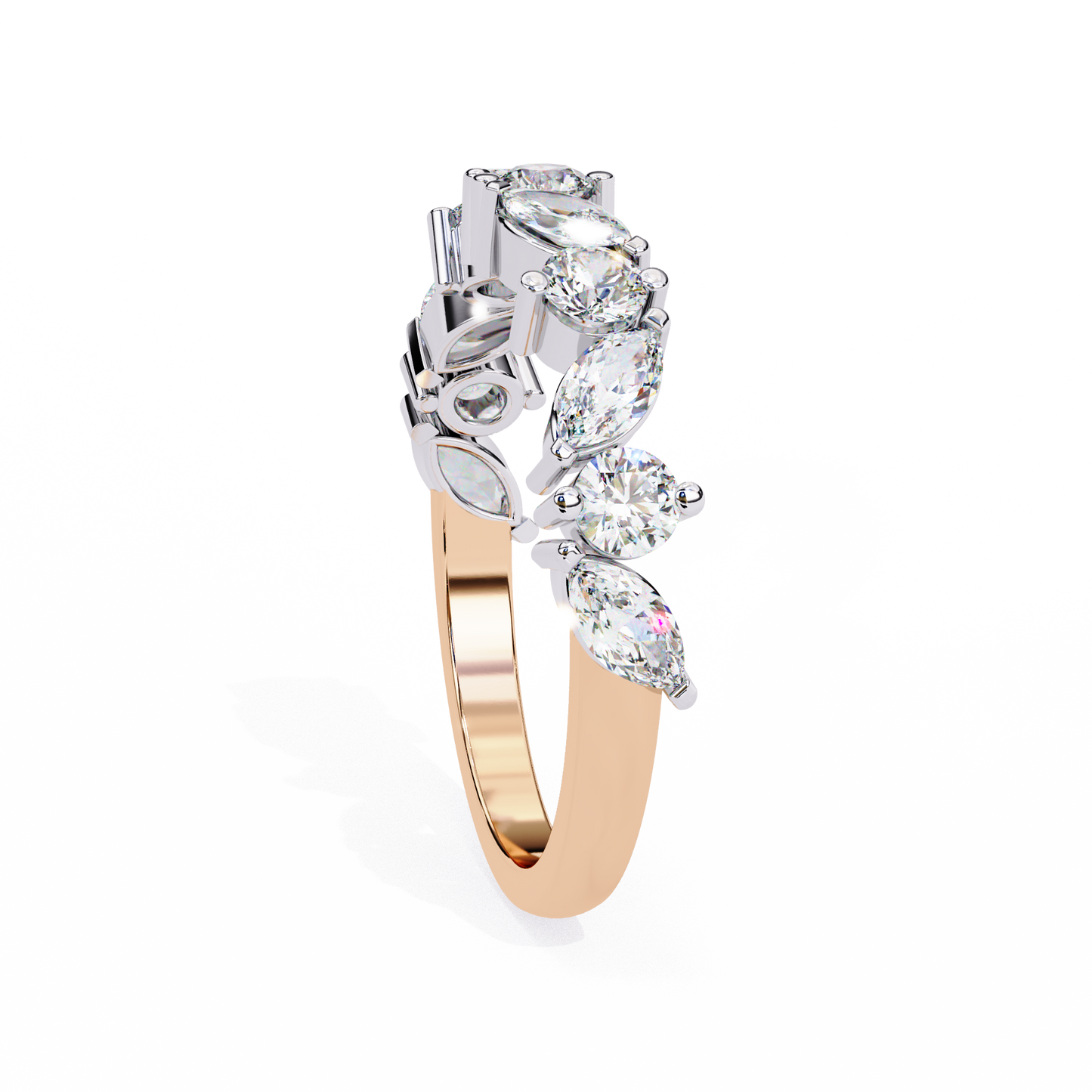 Celeste Arc Diamond Ring