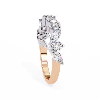 Celeste Arc Diamond Ring