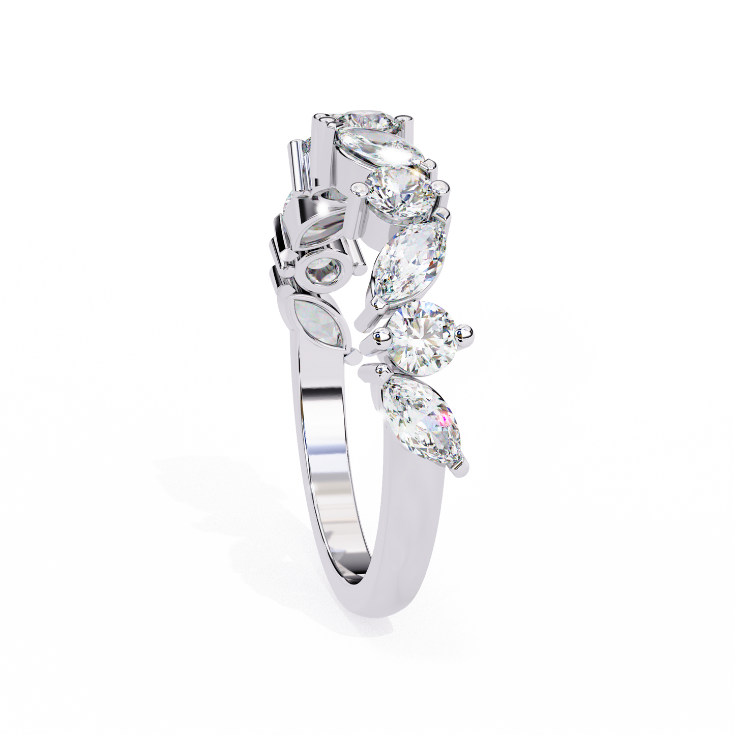 Celeste Arc Diamond Ring