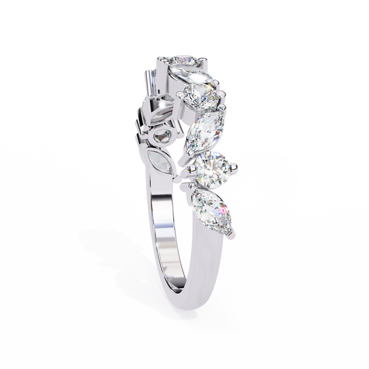 Celeste Arc Diamond Ring