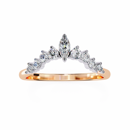 Marquise Crown Diamond Ring