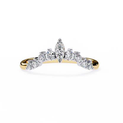 Marquise Crown Diamond Ring