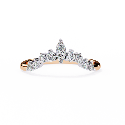 Marquise Crown Diamond Ring