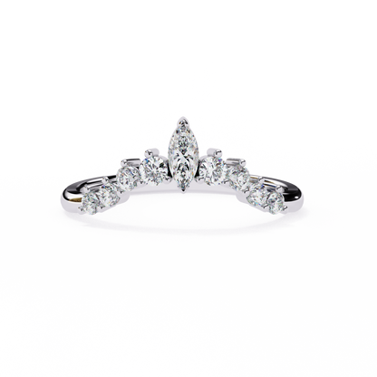 Marquise Crown Diamond Ring