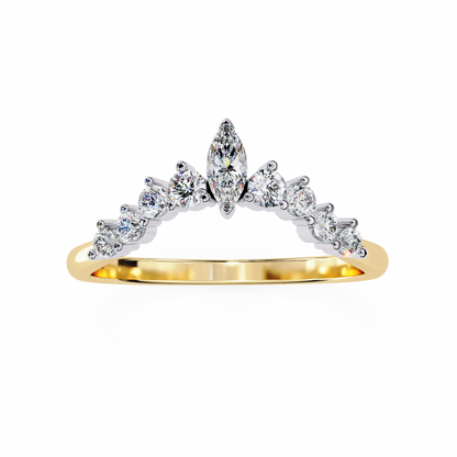 Marquise Crown Diamond Ring