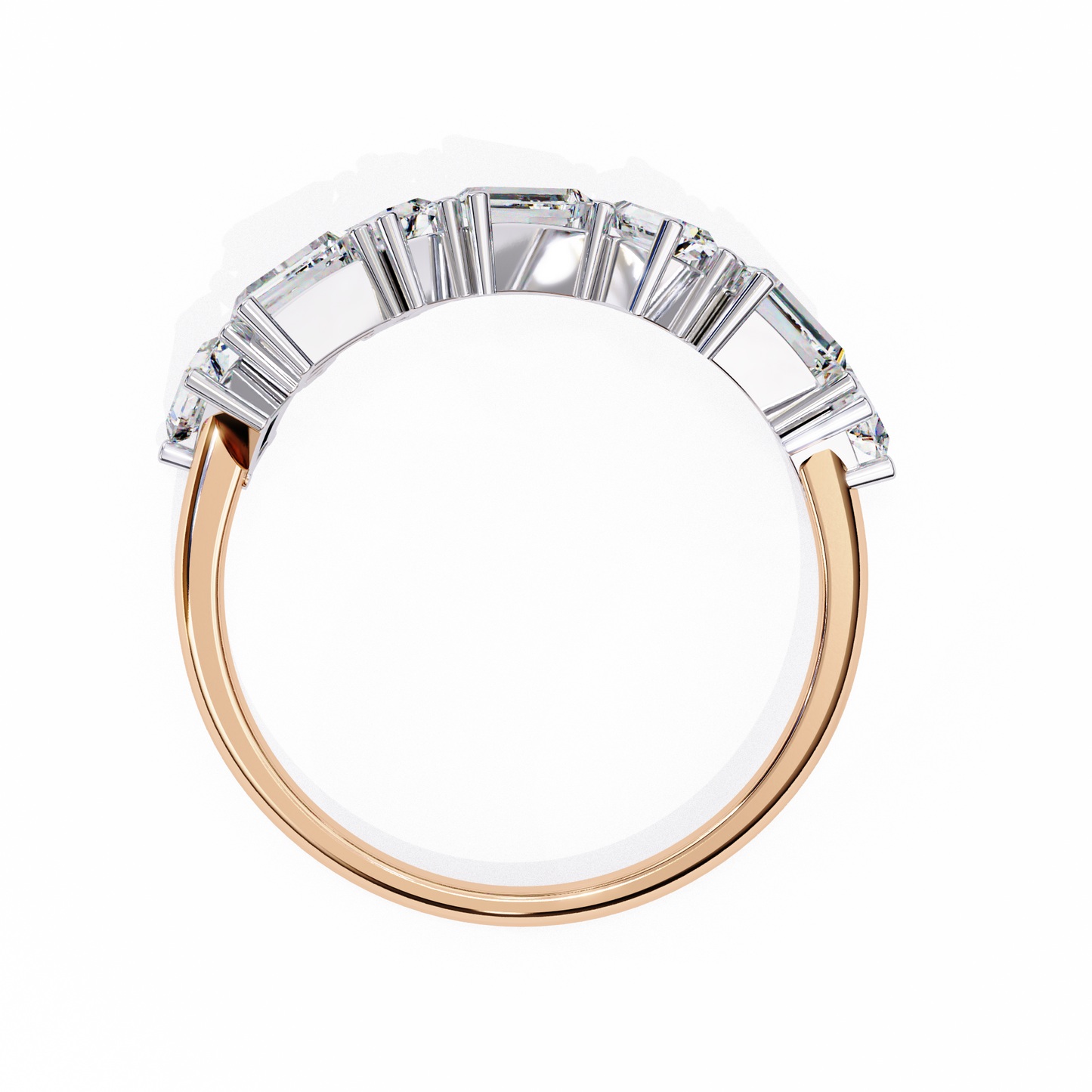 Zigzag Baguette Diamond Statement Ring