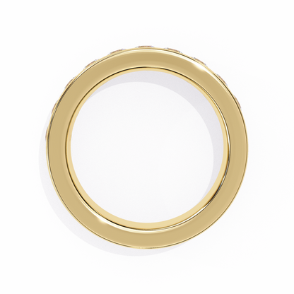 Channel Set Diamond Band Ring