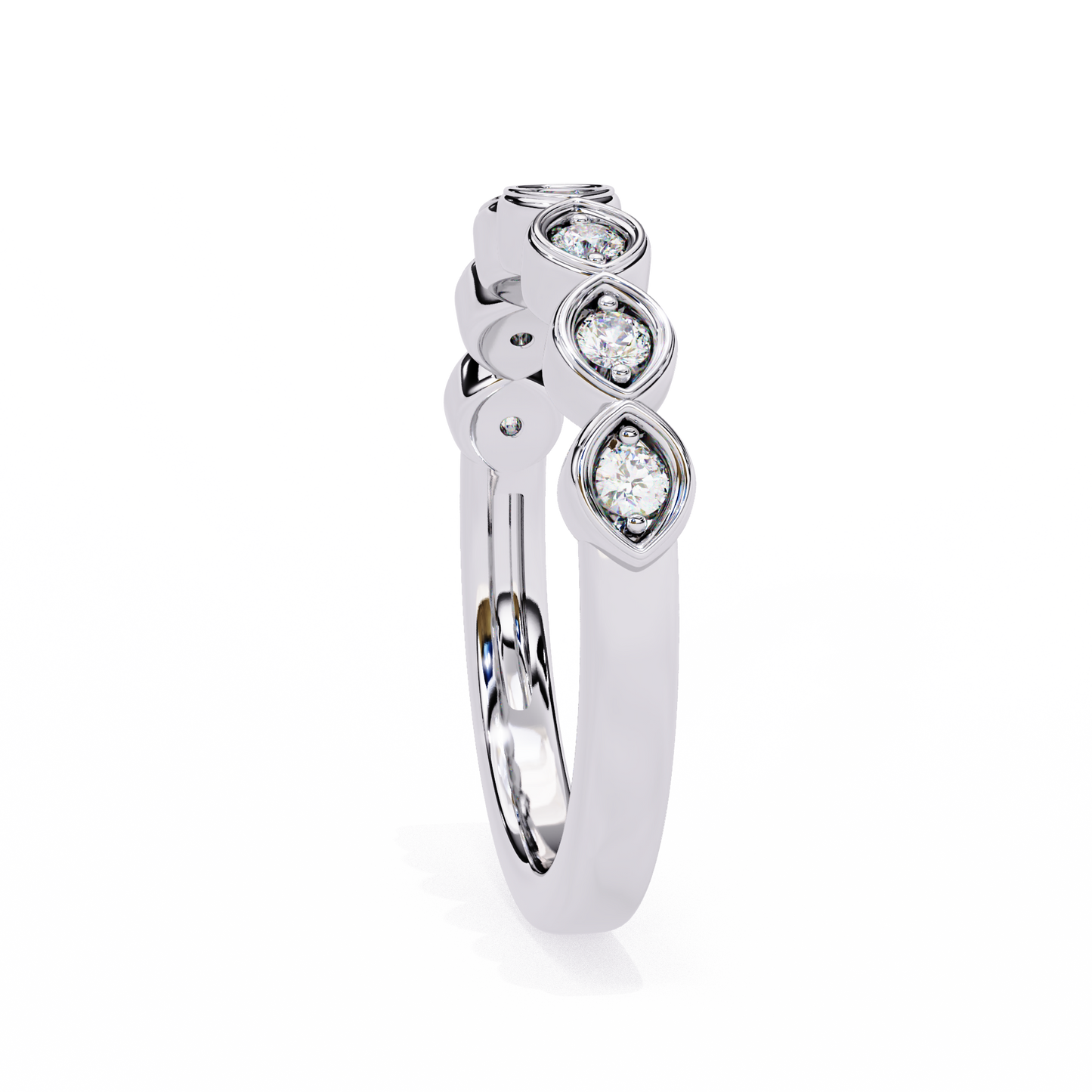 Zeromakin Marquise Bezel Ring