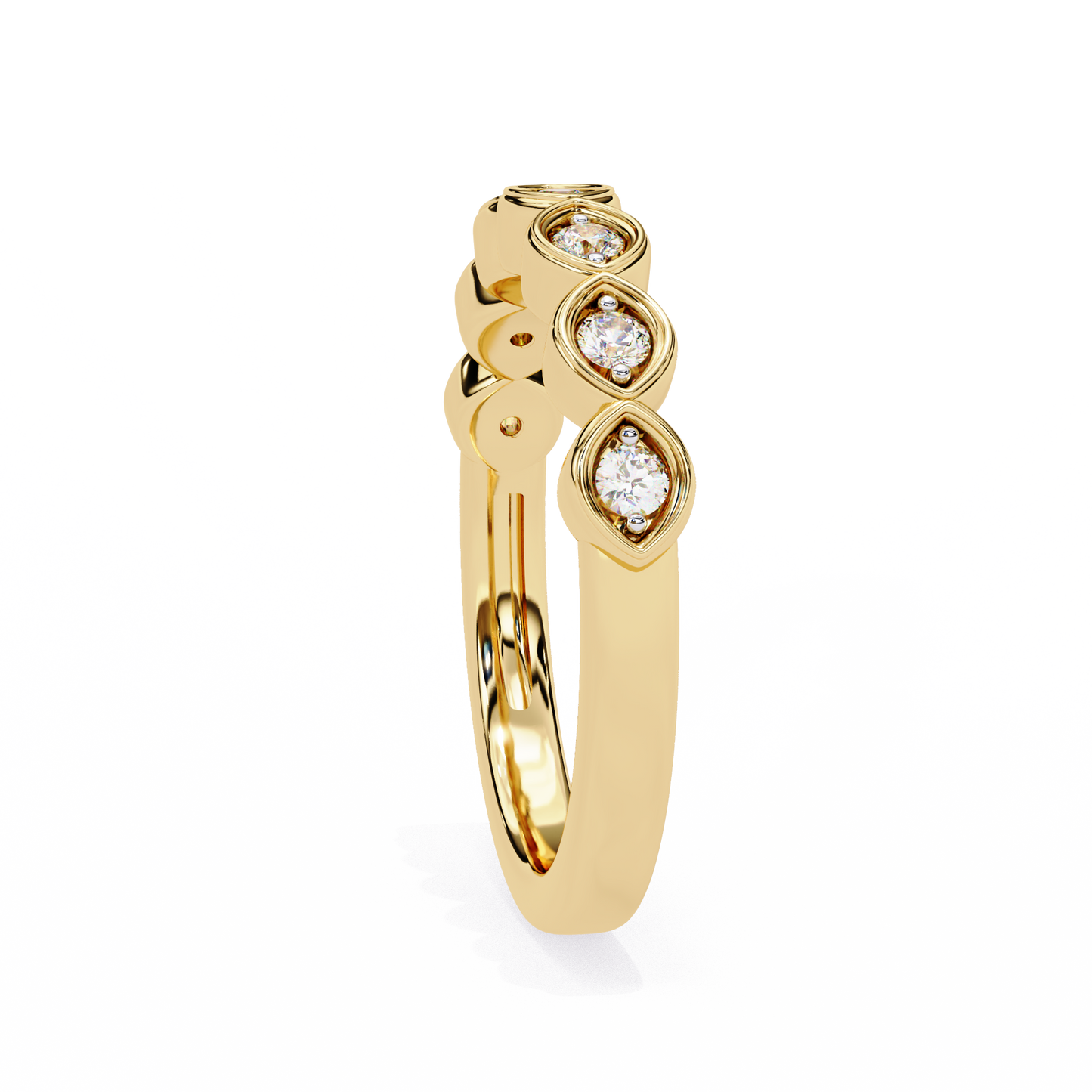 Zeromakin Marquise Bezel Ring