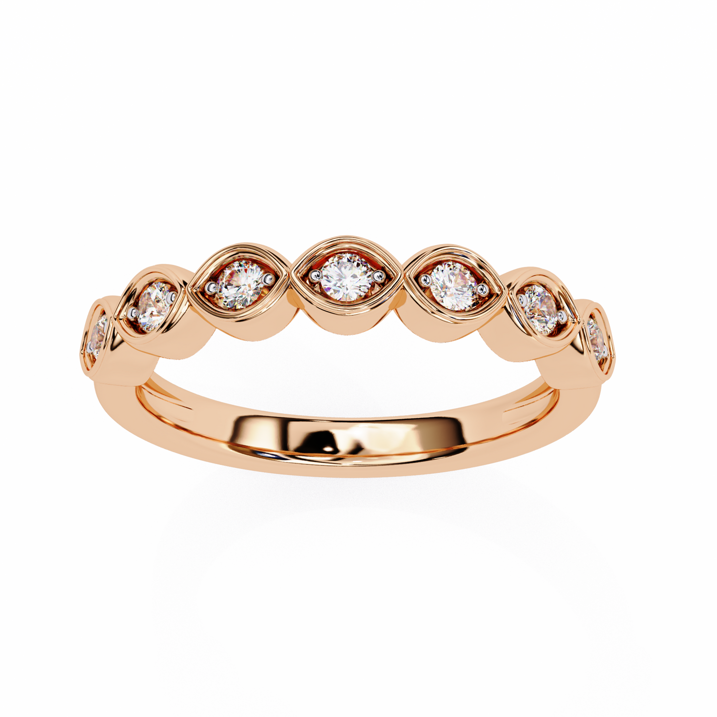 Zeromakin Marquise Bezel Ring