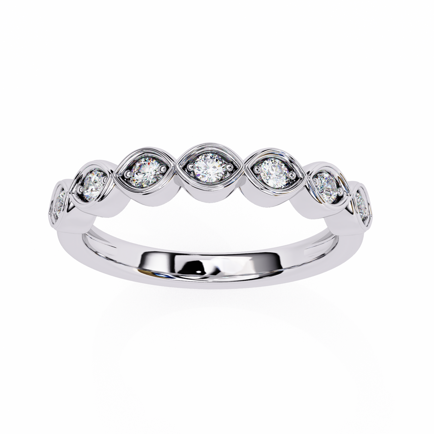 Zeromakin Marquise Bezel Ring