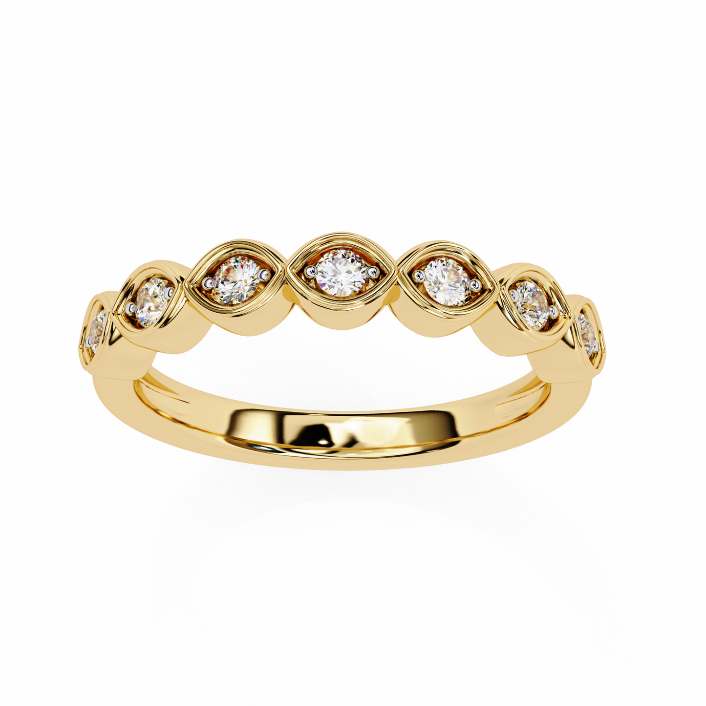 Zeromakin Marquise Bezel Ring