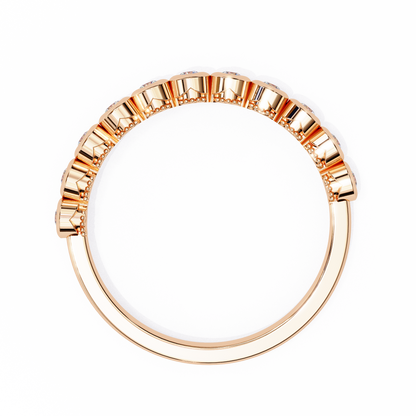 Bezel Set Diamond Eternity Ring – Sleek Minimal Band