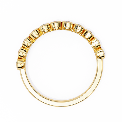 Bezel Set Diamond Eternity Ring – Sleek Minimal Band