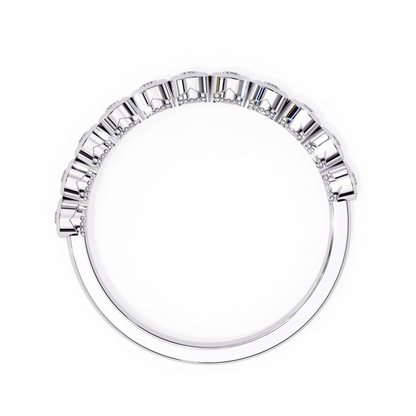 Bezel Set Diamond Eternity Ring – Sleek Minimal Band