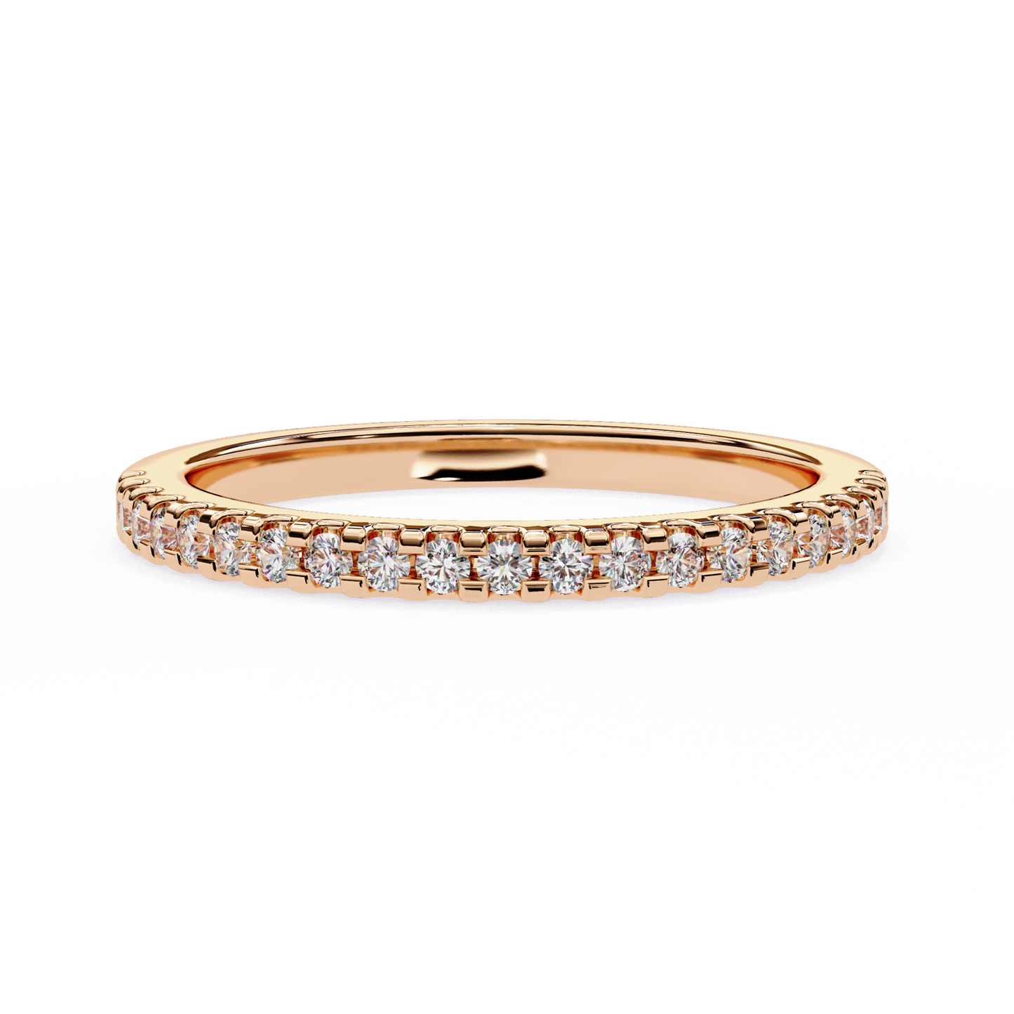 Classic Diamond Half Eternity Ring