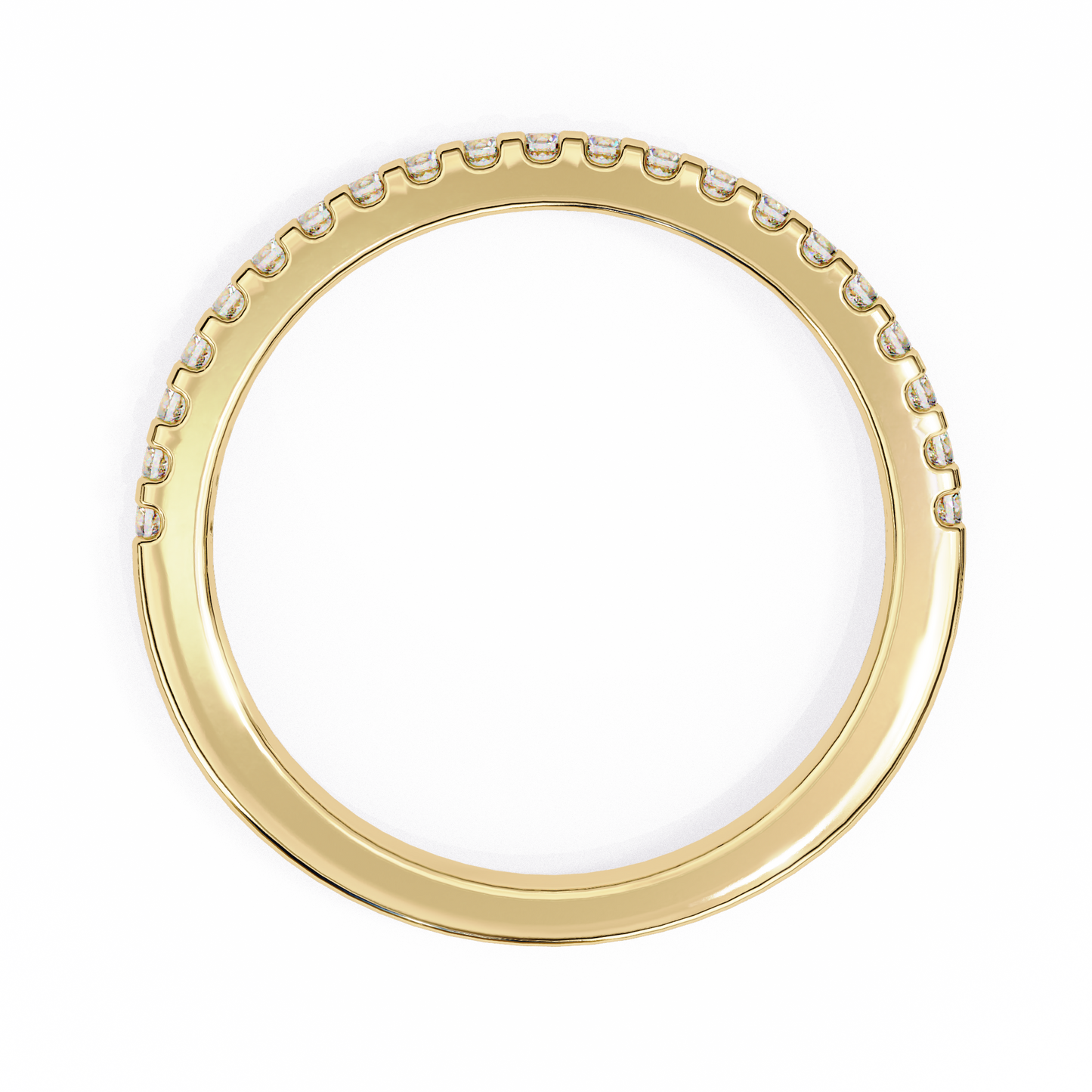 Classic Diamond Half Eternity Ring