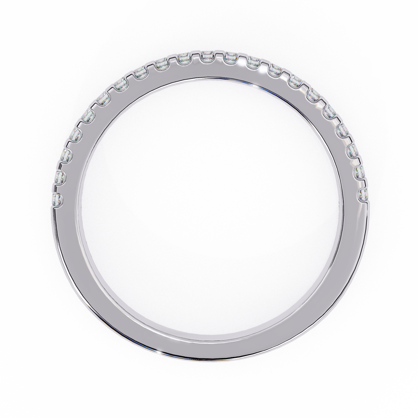Classic Diamond Half Eternity Ring