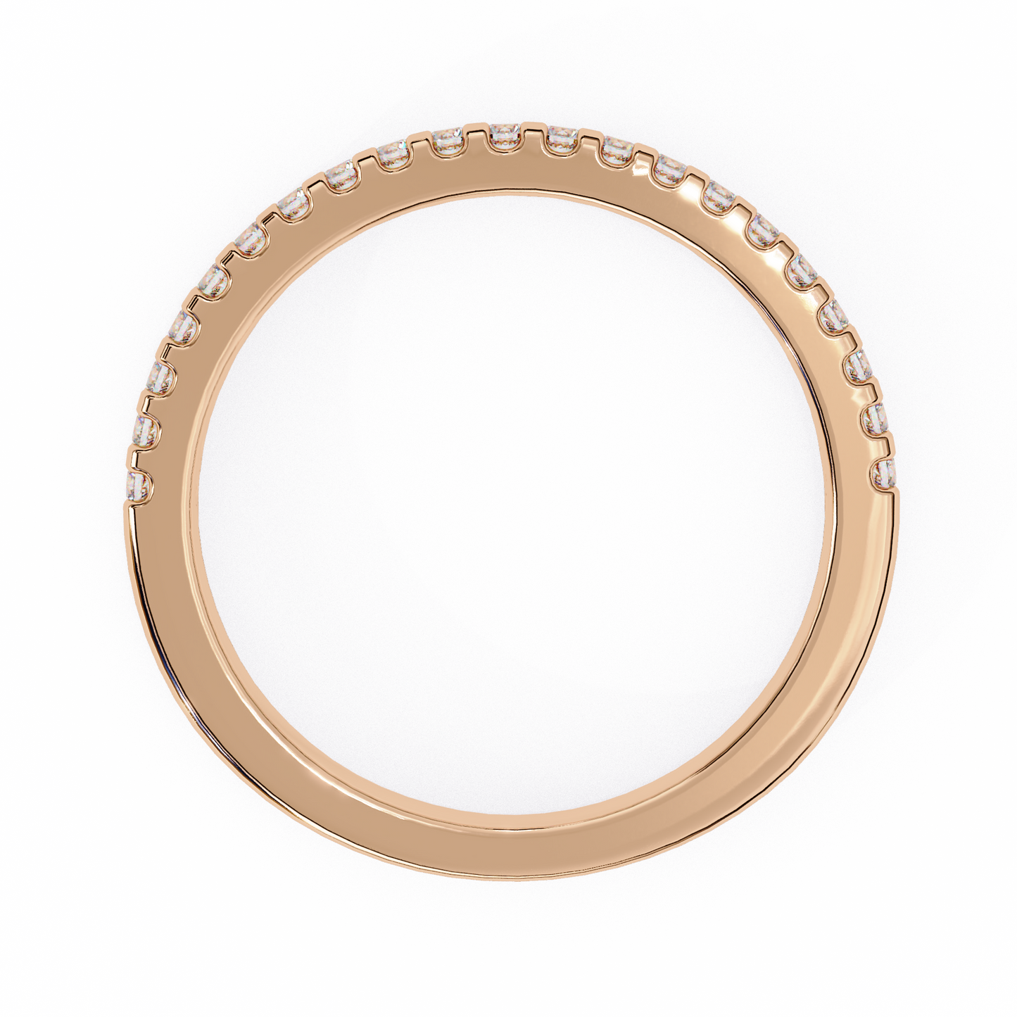 Classic Diamond Half Eternity Ring