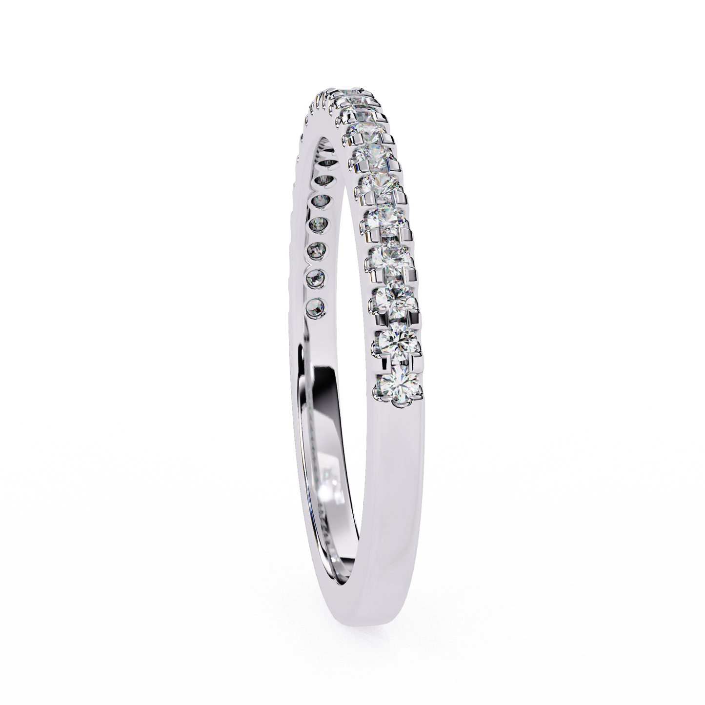 Classic Diamond Half Eternity Ring
