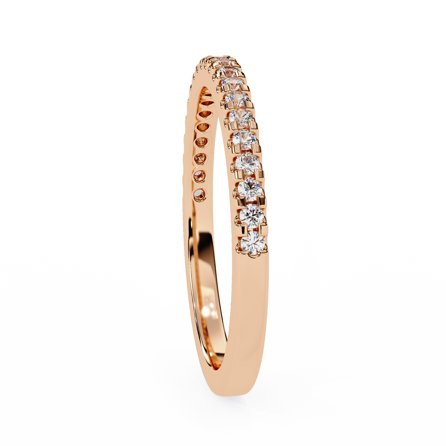Classic Diamond Half Eternity Ring