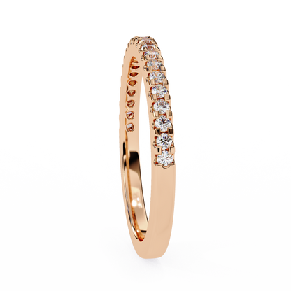 Classic Diamond Half Eternity Ring