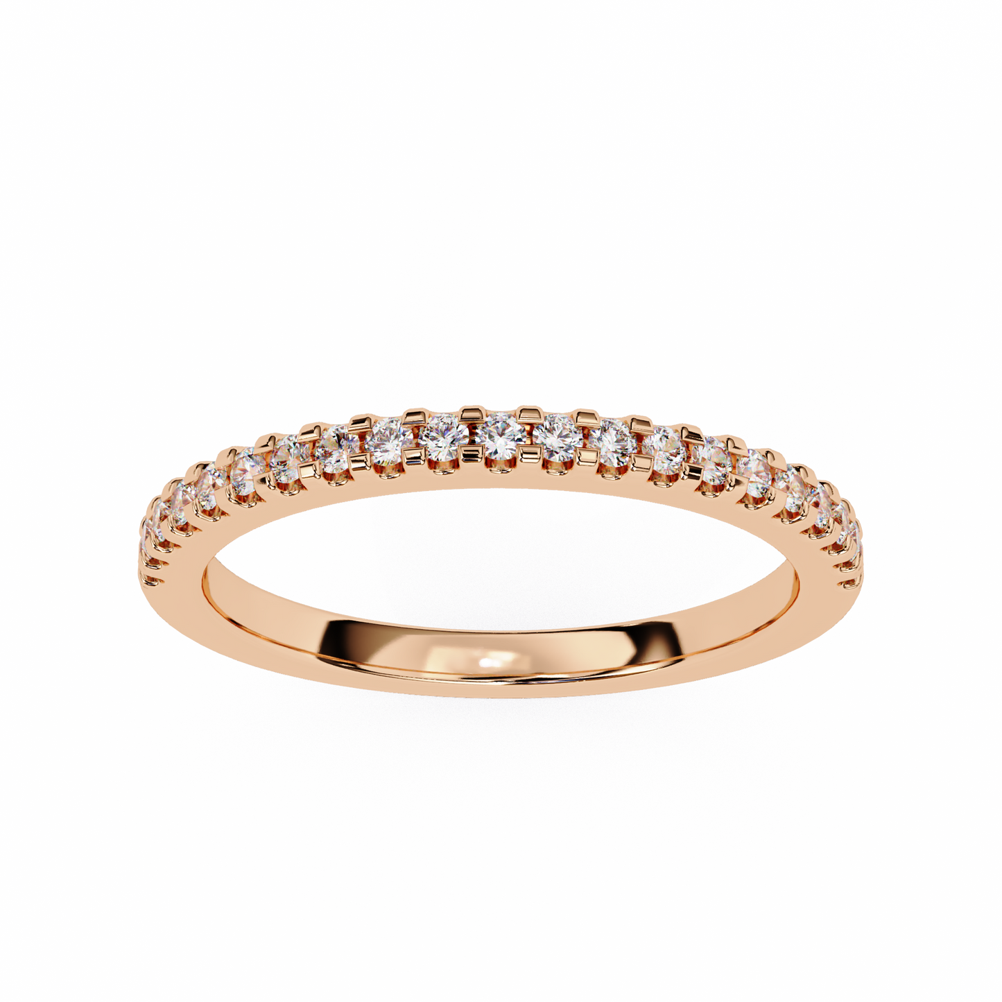 Classic Diamond Half Eternity Ring