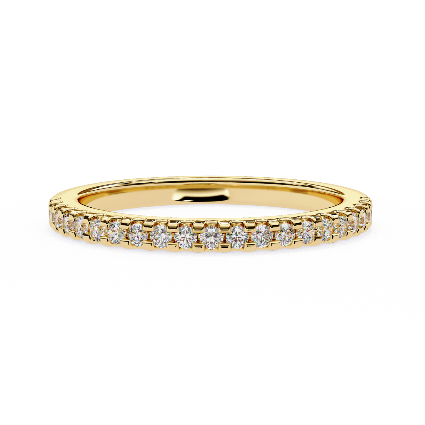Classic Diamond Half Eternity Ring