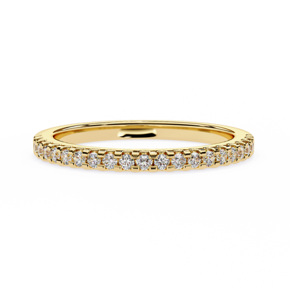 Classic Diamond Half Eternity Ring