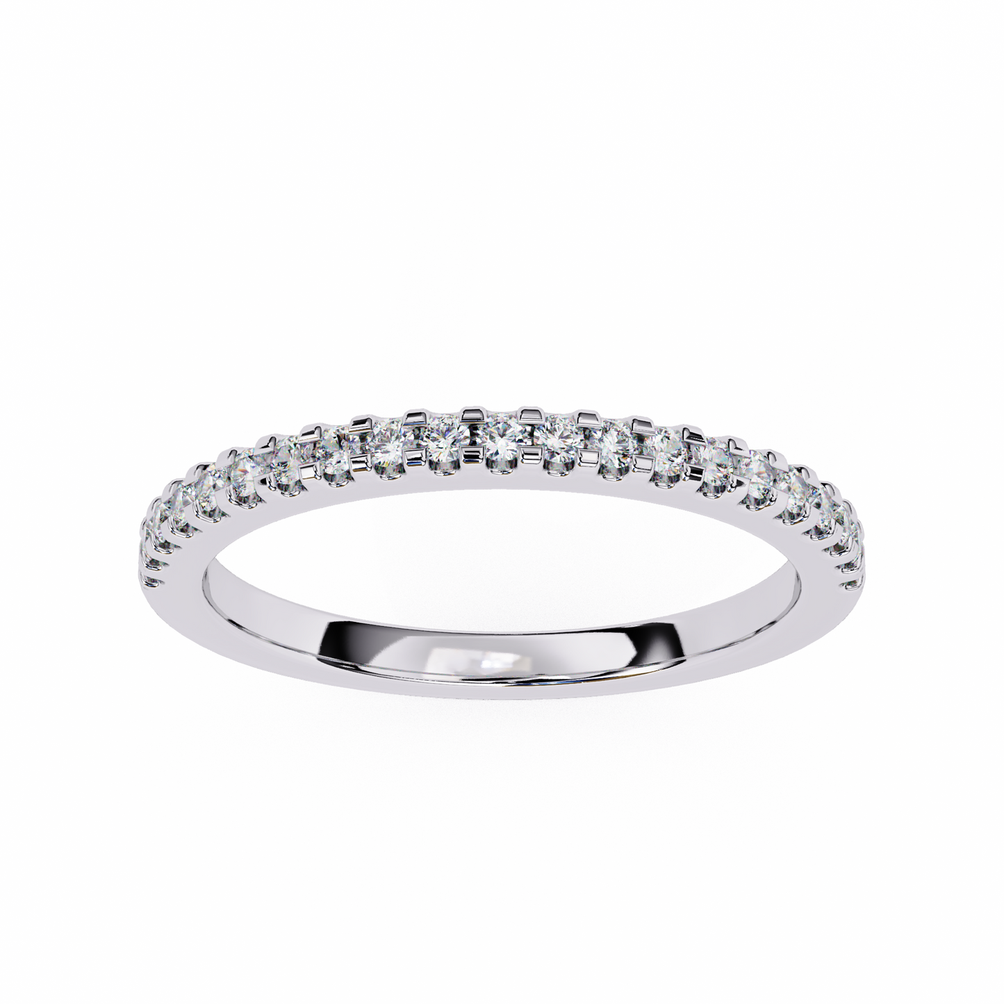 Classic Diamond Half Eternity Ring