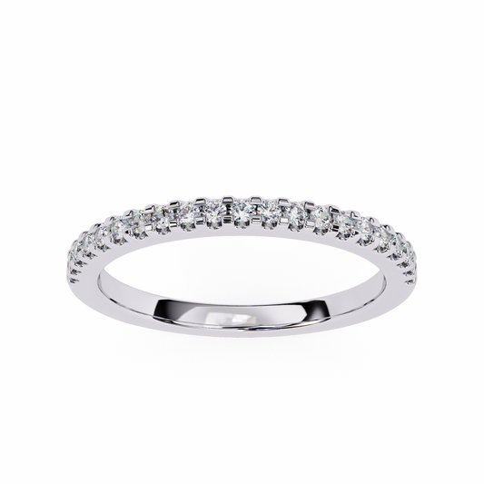 Classic Diamond Half Eternity Ring