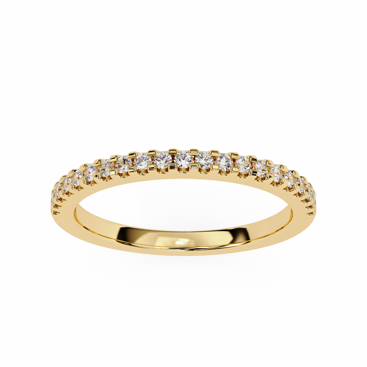 Classic Diamond Half Eternity Ring