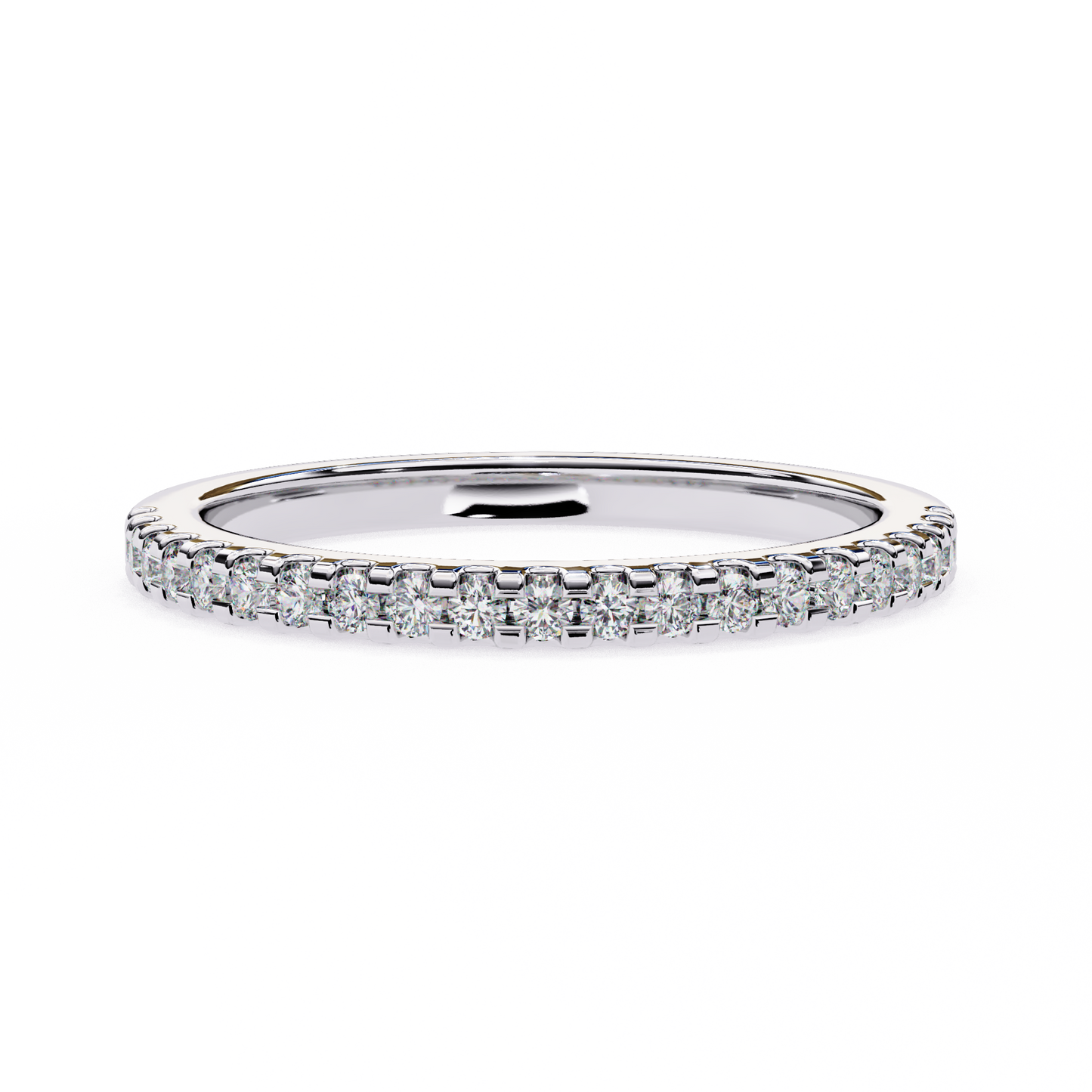 Classic Diamond Half Eternity Ring