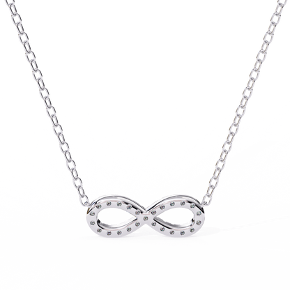 Infinity Spark Diamond Pendant