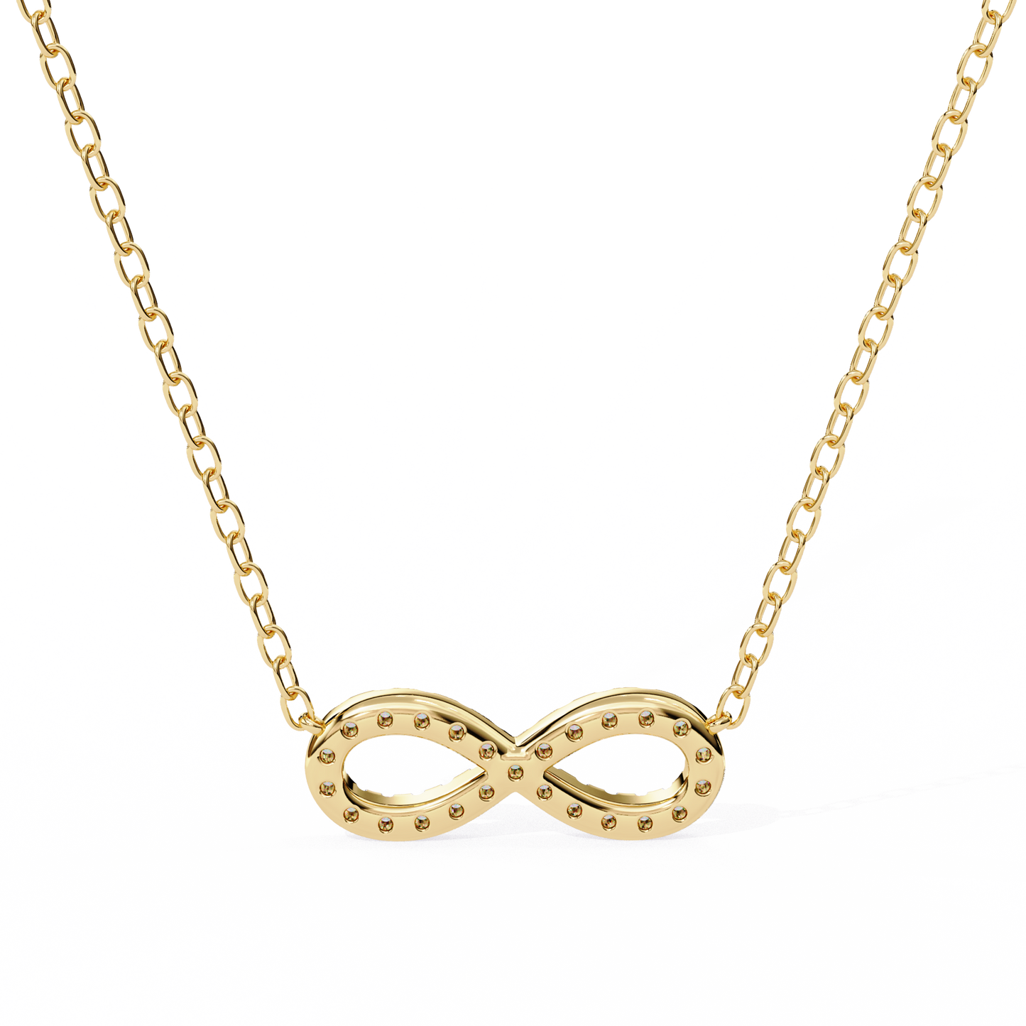 Infinity Spark Diamond Pendant